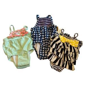 Baby Girl One Piece Swimsuit Bundle